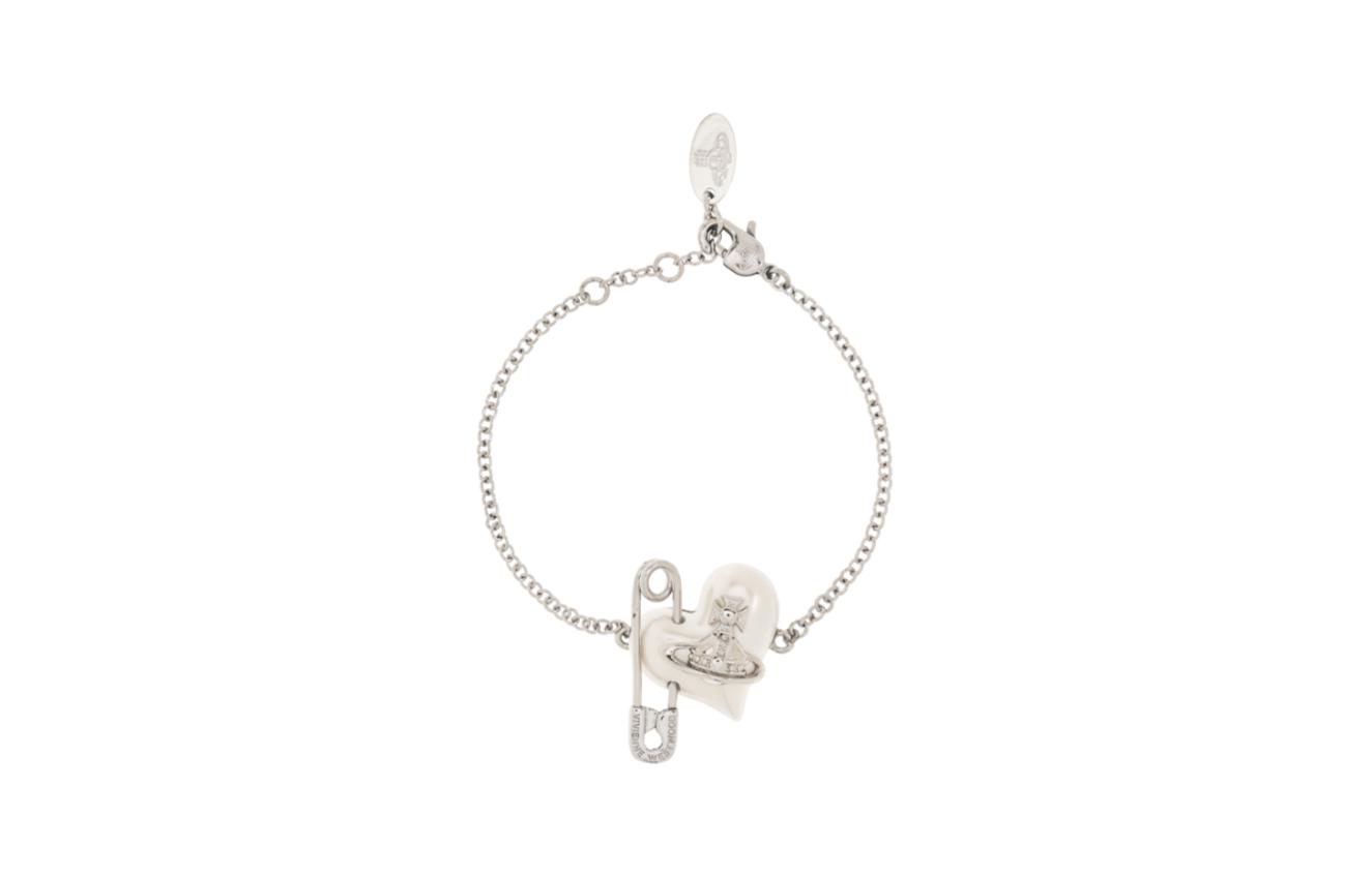 (Women) Vivienne Westwood Heart Design Bracelet -  Silver 6102021A-02P103-IM 圖 2
