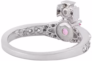 Lookbook (W) Cincin Perak Daur Ulang Vivienne Westwood ISMENE Crystal Saturn Wanita. 6404012201P271P271