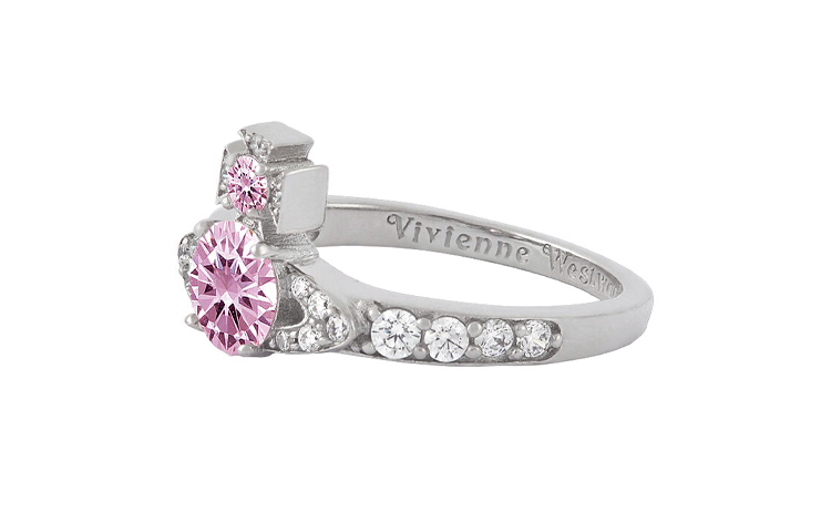 Shop (W) ヴィヴィアンウエストウッド ISMENE クリスタル サターン リサイクル シルバーリング レディース 6404012201P271P271