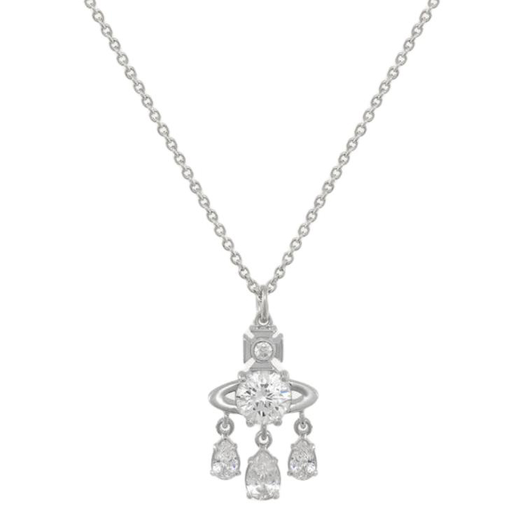 (Women) Vivienne Westwood Joaquina Saturn Dreamcatcher Necklace Silver for Women. 630203F2-02P102 圖 2