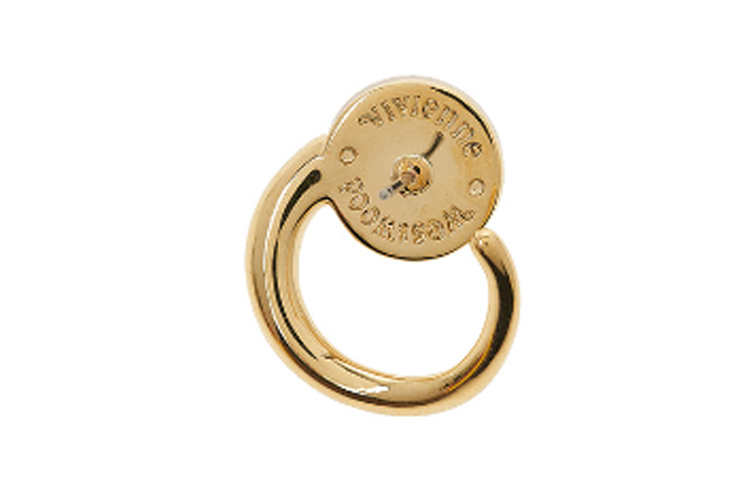 (Women) Vivienne Westwood Logo Brass Earrings  Gold/White. 6203006IR107 圖 5