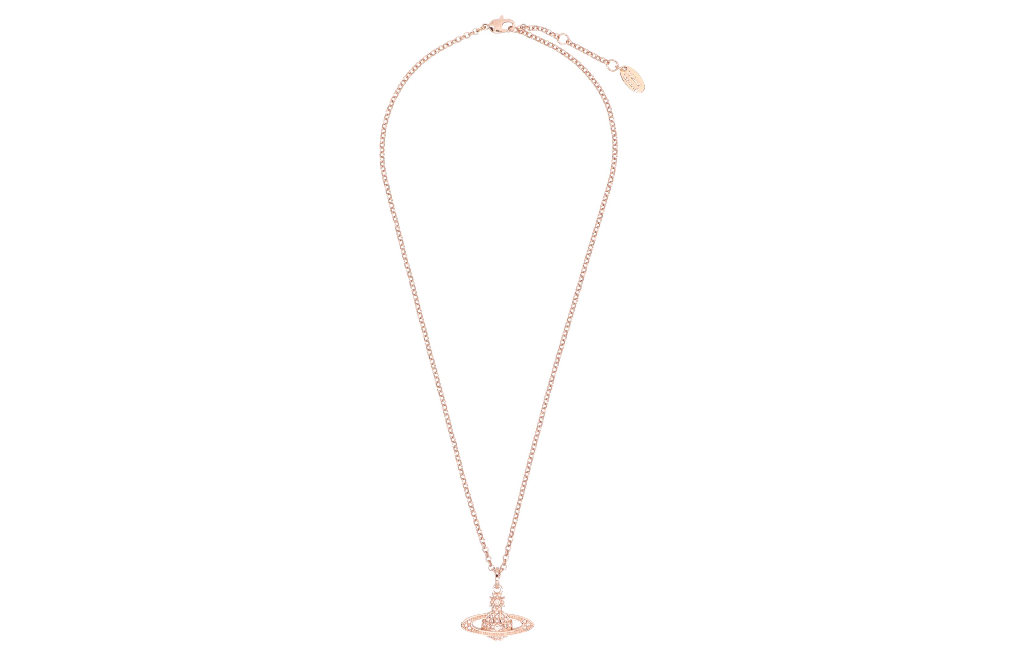 (Women) Vivienne Westwood Mini Bas Relief Pendant Necklace Rose Gold Women. 63020086G120CNG120 圖 3
