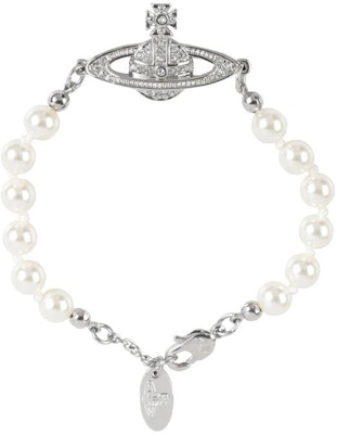 (W) 薇薇安·魏斯特伍德迷你浮雕銀手鍊 女款 6103000102P131P131 Order (W) 薇薇安·魏斯特伍德迷你浮雕銀手鍊 女款 6103000102P131P131