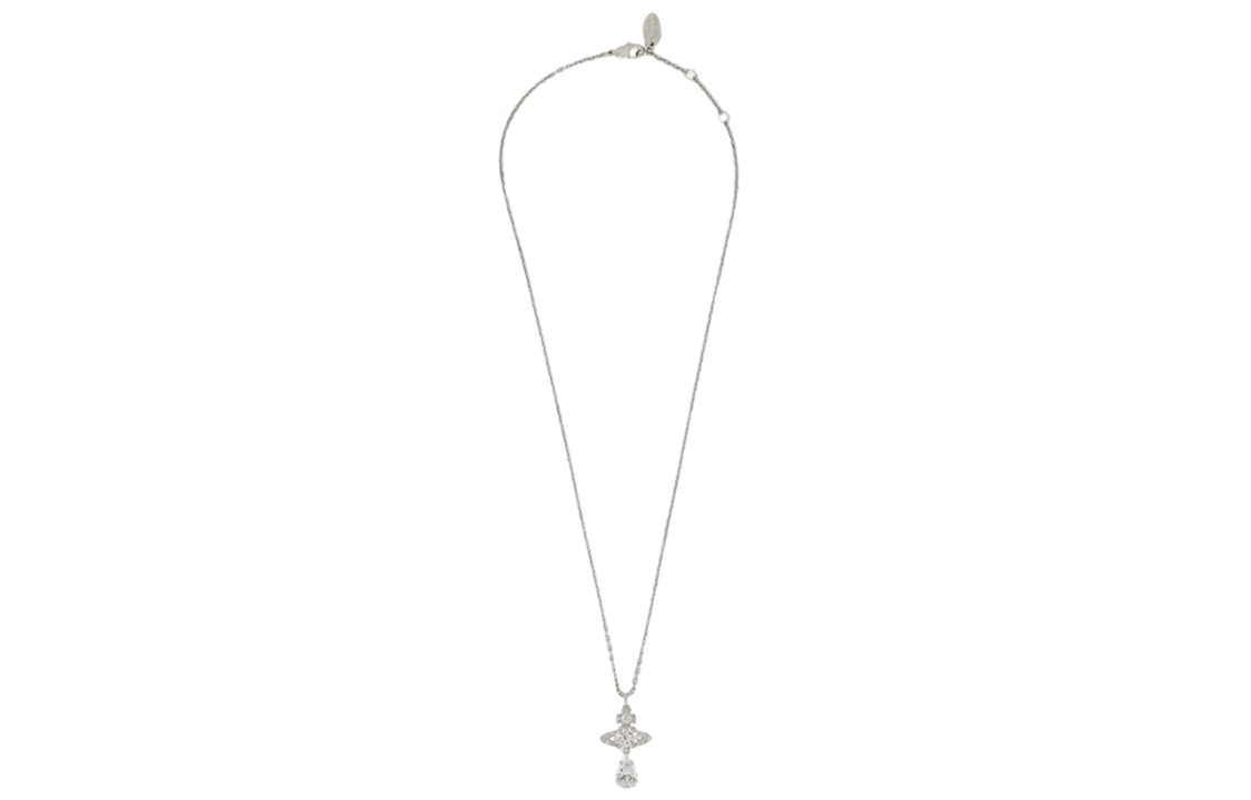 (Women) Vivienne Westwood Minimalist Elegant Silver Brass Necklace for Women. 6302030202P102 圖 3