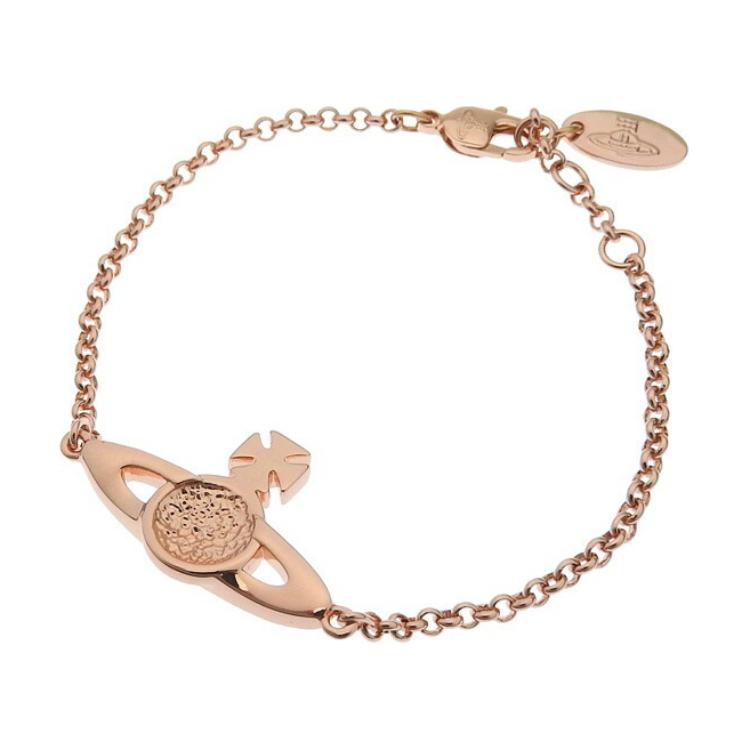 Lookbook (W) 薇薇安·衛斯伍德 Neil Saturn 金屬手鍊 米色/玫瑰金配飾 6102021002g231