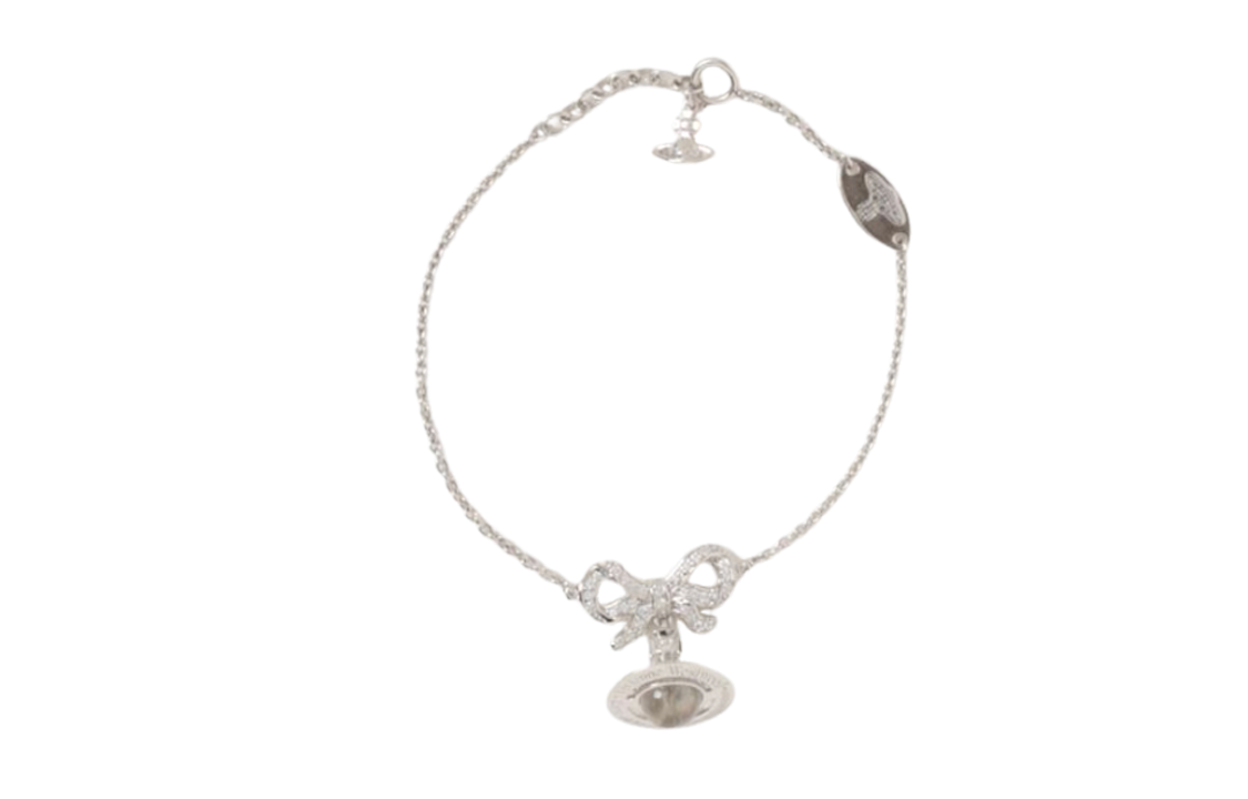 (Women) Vivienne Westwood Octavie Saturn Pendant Recycled Silver Bracelet Silver Women 6102020VP346 圖 2