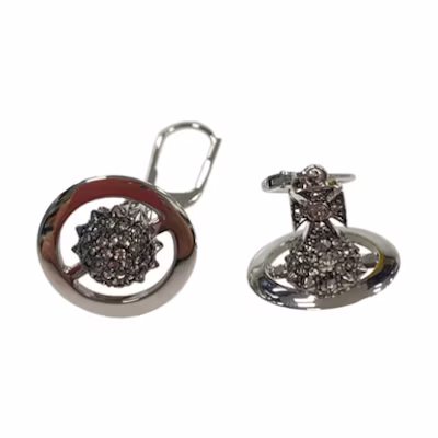 (Women) Vivienne Westwood Orb Pendant Earrings Silver 6202014M02P121CN