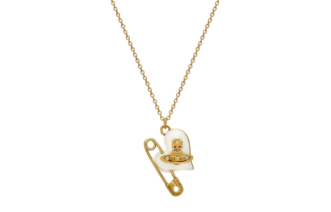 (Women) Vivienne Westwood ORIETTA Heart Pendant Necklace in Alloy/Silver/Gold Plating. 630203AE-02R107 圖 2