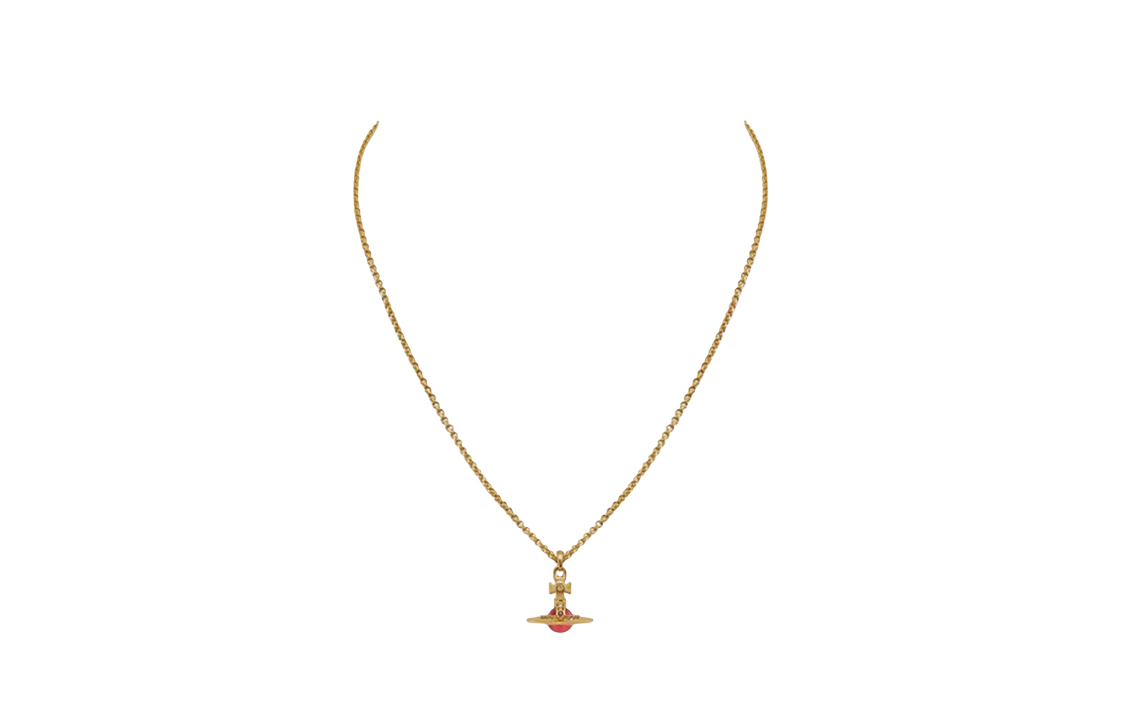 (Women) Vivienne Westwood Petite Orb Saturn Pendant Necklace London Exclusive - Gold 6302022502R510 圖 3