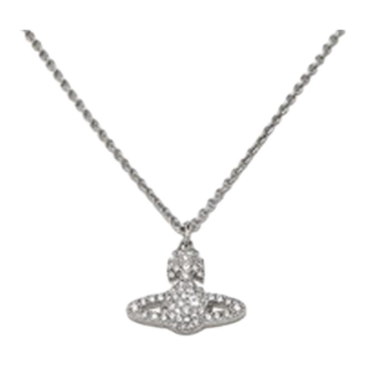 (Women) Vivienne Westwood Polished Brass Necklace Silver for Women 8050889135395 圖 3