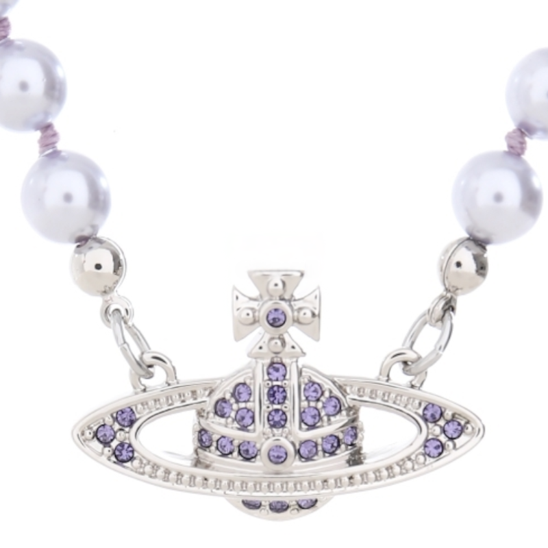 (Women) Vivienne Westwood Purple Brass  Necklace 63010100 02P658 - Necklace
