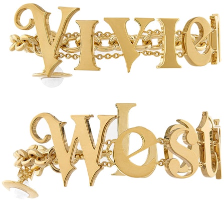 (W) 維維安·魏斯伍德 Raimunda 雙銅字母金手鏈 女款 8050889646020 Buy (W) 維維安·魏斯伍德 Raimunda 雙銅字母金手鏈 女款 8050889646020