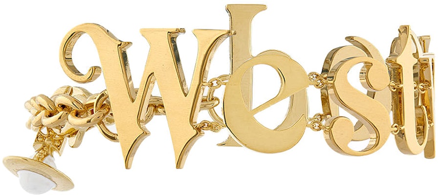 (W) 維維安·魏斯伍德 Raimunda 雙銅字母金手鏈 女款 8050889646020 Shop (W) 維維安·魏斯伍德 Raimunda 雙銅字母金手鏈 女款 8050889646020