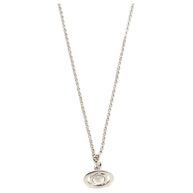 (Women) Vivienne Westwood Saturn Pendant Brass Necklace Silver  Jewelry. 6302009802P019CNP019 圖 2