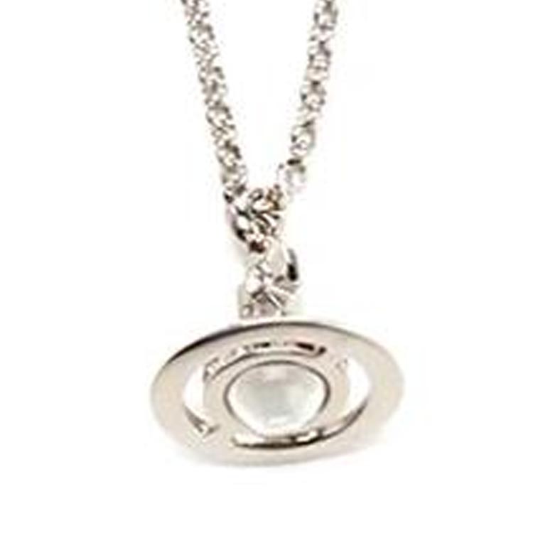 (Women) Vivienne Westwood Saturn Pendant Brass Necklace Silver  Jewelry. 6302009802P019CNP019 圖 4