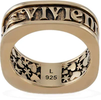 Order (Women) Vivienne Westwood Scilly Square Keel Ring Gold 6404014301R002FJ