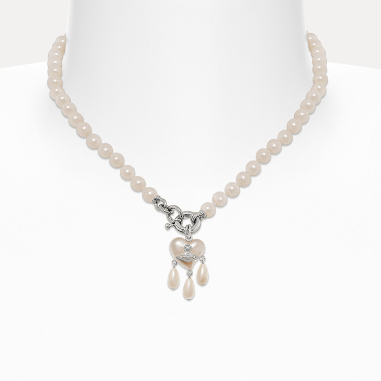 (Women) Vivienne Westwood Sheryl Saturn Pendant Necklace Silver for Women. 6301012B-02P103-IM 圖 3