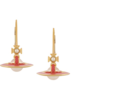 (W) 薇薇安·魏斯伍德金色土星琺瑯耳環 飾品 6202011502R730 Buy (W) 薇薇安·魏斯伍德金色土星琺瑯耳環 飾品 6202011502R730