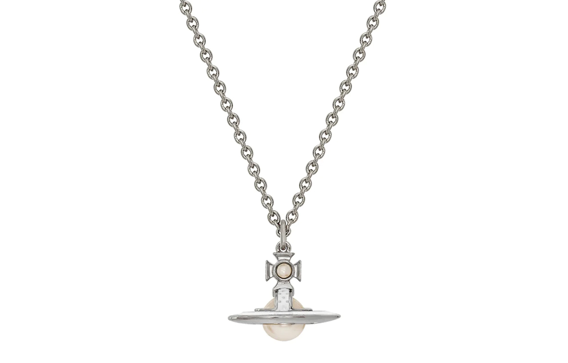 (Women) Vivienne Westwood SIMONETTA Saturn Pearl Pendant Brass Necklace for Women. 63020321-02P113-CN 圖 2