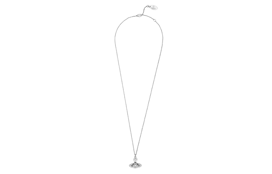 (Women) Vivienne Westwood Small Bas Relief Orb Stud Necklace Silver for Women. 63020160W110W110 圖 4