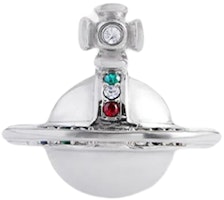 (Women) Vivienne Westwood Solid Orb 3D Saturn Ring 925 Silver Silver Ring. 6404003701P019P019 (Women) Vivienne Westwood Solid Orb 3D Saturn Ring 925 Silver Silver Ring. 6404003701P019P019