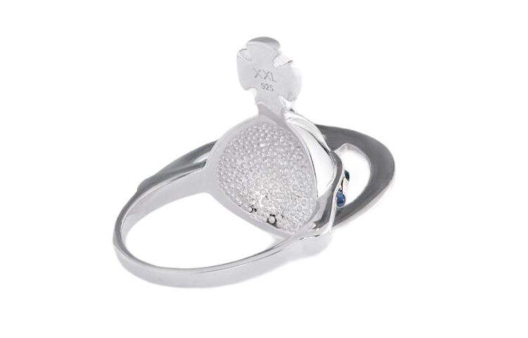 Shop (W) 薇薇恩·韦斯特伍德3D土星纯银戒指925银饰戒指. 6404003701P019P019