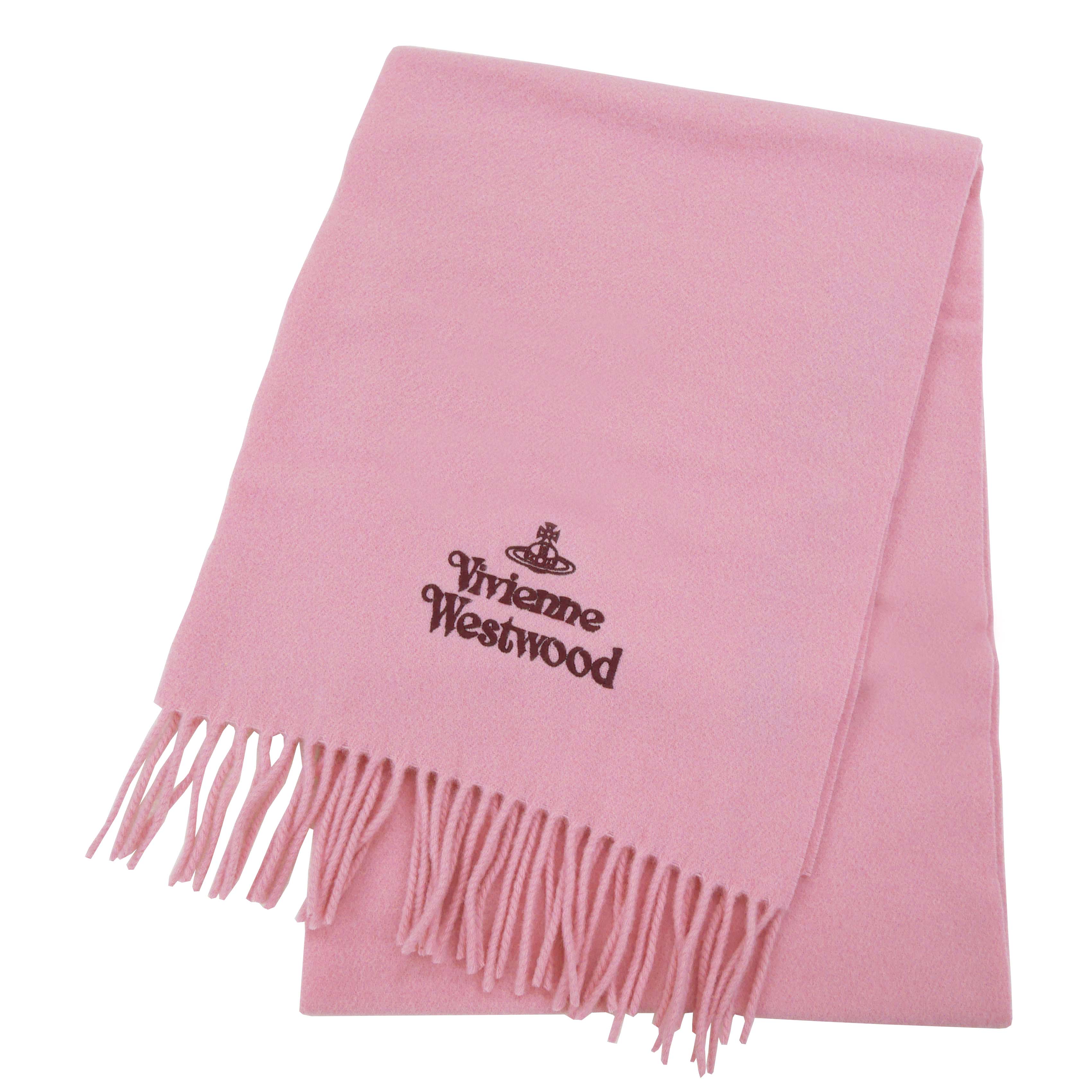 (Women) Vivienne Westwood Solid Wool Scarf  Pink 81030007-W00Q7--PINK
