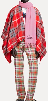 (W) Vivienne Westwood Selendang Bulu Merino Padat Warna Merah Jambu 81030007-W00Q7--PINK Lookbook (W) Vivienne Westwood Selendang Bulu Merino Padat Warna Merah Jambu 81030007-W00Q7--PINK