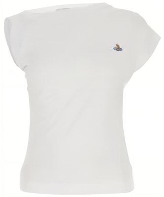 (Women) Vivienne Westwood SS22 Asymmetrical Draped Sleeveless T-Shirt White 1504000AJ001MA401 Buy (Women) Vivienne Westwood SS22 Asymmetrical Draped Sleeveless T-Shirt White 1504000AJ001MA401