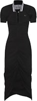 (Women) Vivienne Westwood SS24 Black Fitted Long Button Polo Dress Short Sleeve 1102000Z-J0009-N401 (Women) Vivienne Westwood SS24 Black Fitted Long Button Polo Dress Short Sleeve 1102000Z-J0009-N401