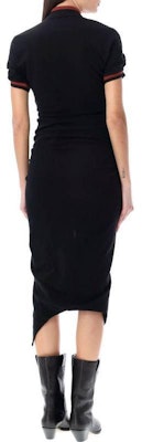 (W) 비비안웨스트우드 SS24 블랙 슬림핏 버튼 폴로 드레스 반팔 1102000Z-J0009-N401 Purchase (W) 비비안웨스트우드 SS24 블랙 슬림핏 버튼 폴로 드레스 반팔 1102000Z-J0009-N401