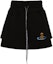 Order (W) Vivienne Westwood SS24 Skirt Hitam Langsing dengan Sulaman Logo Orb. 1J010004J006ON401