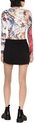 (W) Vivienne Westwood SS24 Skirt Hitam Langsing dengan Sulaman Logo Orb. 1J010004J006ON401 Shop (W) Vivienne Westwood SS24 Skirt Hitam Langsing dengan Sulaman Logo Orb. 1J010004J006ON401