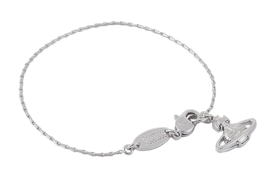 Lookbook (W) 薇薇安·威斯特伍德 Suzie 土星吊墜手鏈 銀色. 6102001202P019SMP019