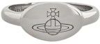 Buy (W) Anillo de plata 925 Vivienne Westwood Tilly con diseño de letras y logotipo. 6402000701P019P019
