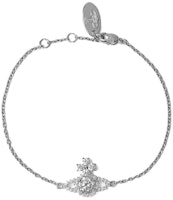 (Women) Vivienne Westwood Valentina Orb Saturn Cubic Zirconia Bracelet. 6102006802P102P102 (Women) Vivienne Westwood Valentina Orb Saturn Cubic Zirconia Bracelet. 6102006802P102P102