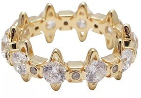 (Women) Vivienne Westwood Warwick Crystal Saturn Crown 925 Silver Ring Gold . 64415-21422294 (Women) Vivienne Westwood Warwick Crystal Saturn Crown 925 Silver Ring Gold . 64415-21422294