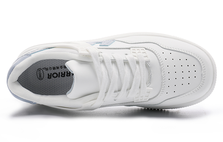 (W) Warrior 'Baida Low-Top Casual Blue and White' 圖 3