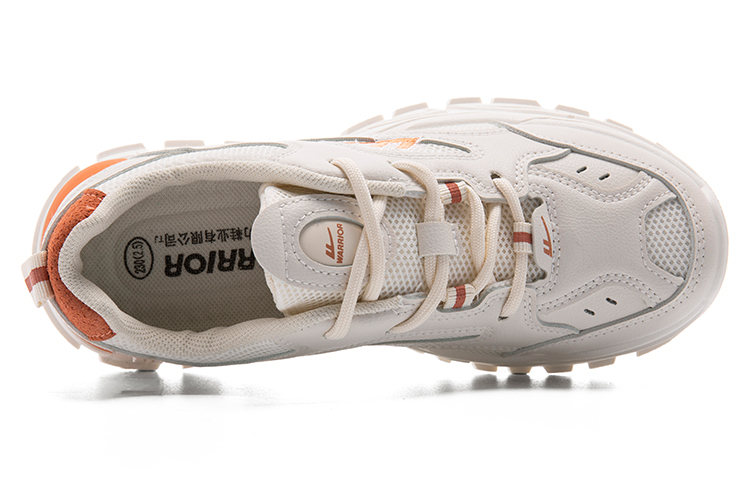 (W) Warrior 'Baida Mesh Casual Dad Shoes Low Beige Orange' 圖 3