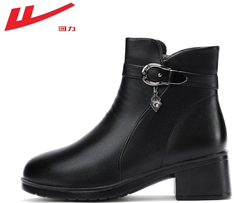 (Women) Warrior 'Black Fleece-Lined Waterproof Mid-Top with Side Zipper' WBN(JS)1268R012 Purchase (Women) Warrior 'Black Fleece-Lined Waterproof Mid-Top with Side Zipper' WBN(JS)1268R012