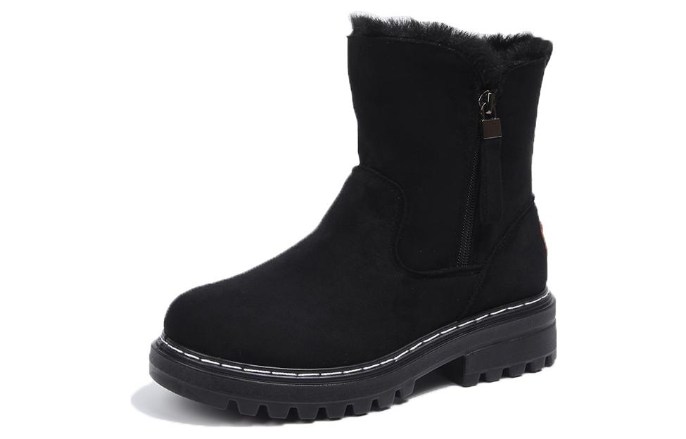 Order (W) 워리어 블랙 퍼 안감 스노부츠 (Warrior Black Fur Snow Boots) WBN(JS)-010802