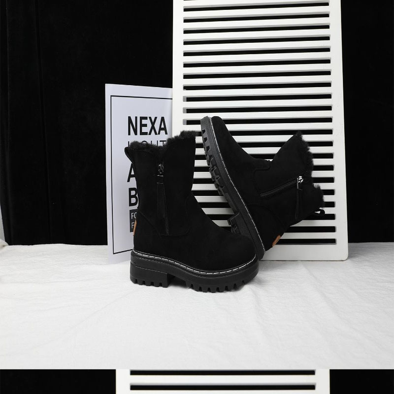 Purchase (W) 워리어 블랙 퍼 안감 스노부츠 (Warrior Black Fur Snow Boots) WBN(JS)-010802