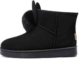 (Women) Warrior 'Black Mid-Calf Snow Boots' WBN(JS)-041401 (Women) Warrior 'Black Mid-Calf Snow Boots' WBN(JS)-041401
