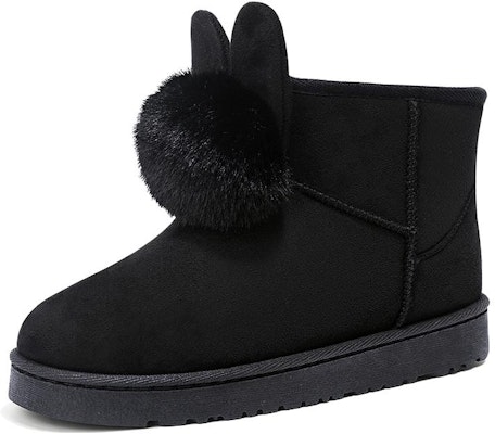 (Women) Warrior 'Black Mid-Calf Snow Boots' WBN(JS)-041401 Order (Women) Warrior 'Black Mid-Calf Snow Boots' WBN(JS)-041401