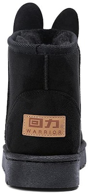 (Women) Warrior 'Black Mid-Calf Snow Boots' WBN(JS)-041401 Shop (Women) Warrior 'Black Mid-Calf Snow Boots' WBN(JS)-041401