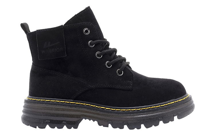 (W) Warrior 'British Style Black High-Top Martin Boots' 圖 2