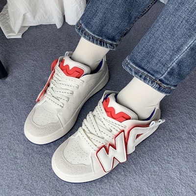 (Women) Warrior 'Hong Kong Style Letter Splicing' WXY-F198MJ02 Cheap (Women) Warrior 'Hong Kong Style Letter Splicing' WXY-F198MJ02