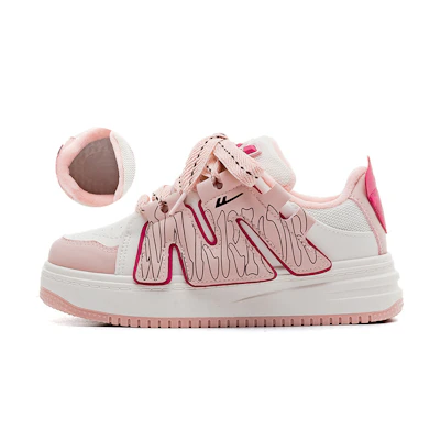 (W) Warrior 'Hui Chao Plus Velvet Warm Height-Increasing Low-Top Casual'
