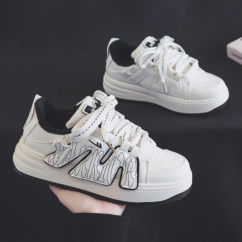 (W) Warrior 'Hui Chao Plus Velvet Warm Height-Increasing Low-Top Casual' 圖 19