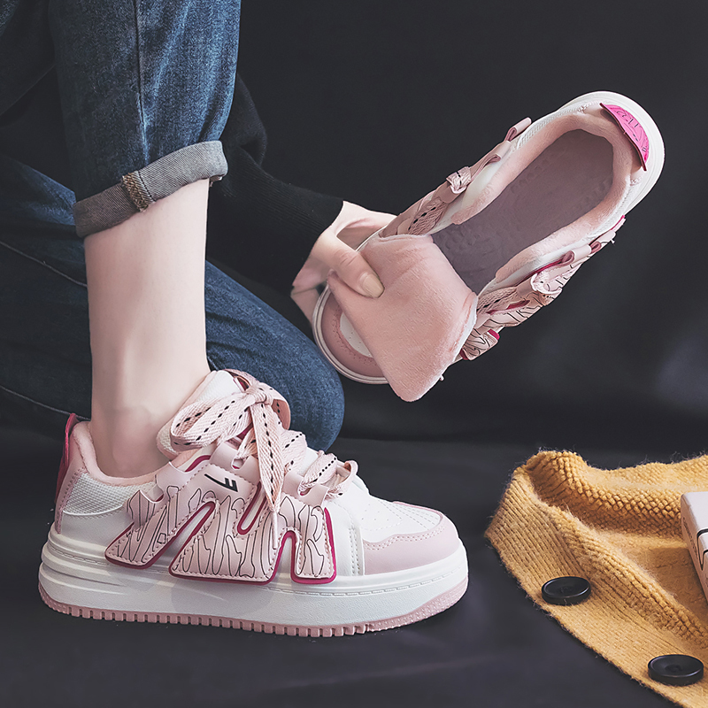 (W) Warrior 'Hui Chao Plus Velvet Warm Height-Increasing Low-Top Casual' 圖 6